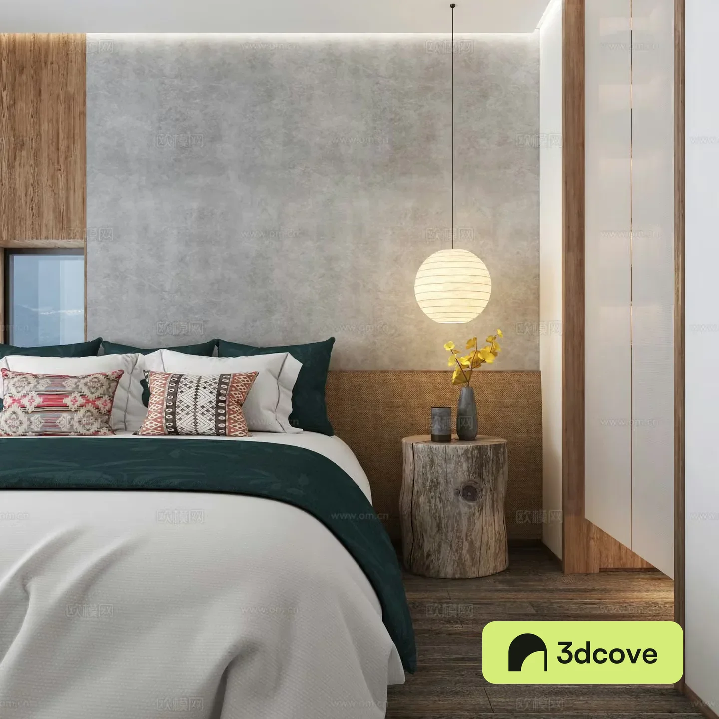 Modern double bed