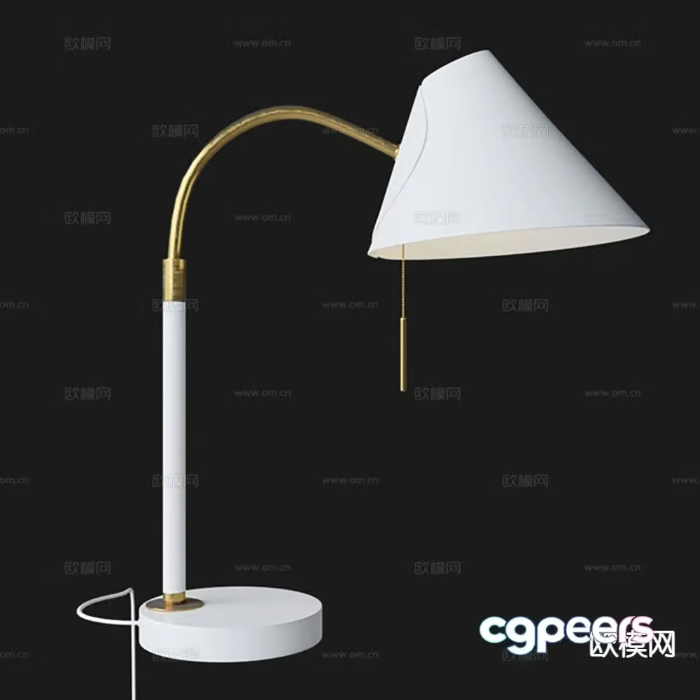 Desk lamp art lamp 3d model