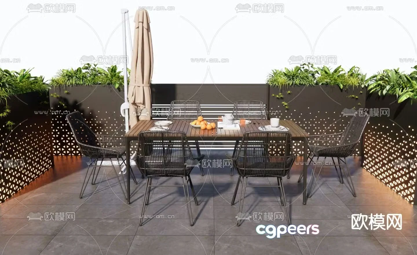 Outdoor tables and chairs camping tables and chairs 3d model