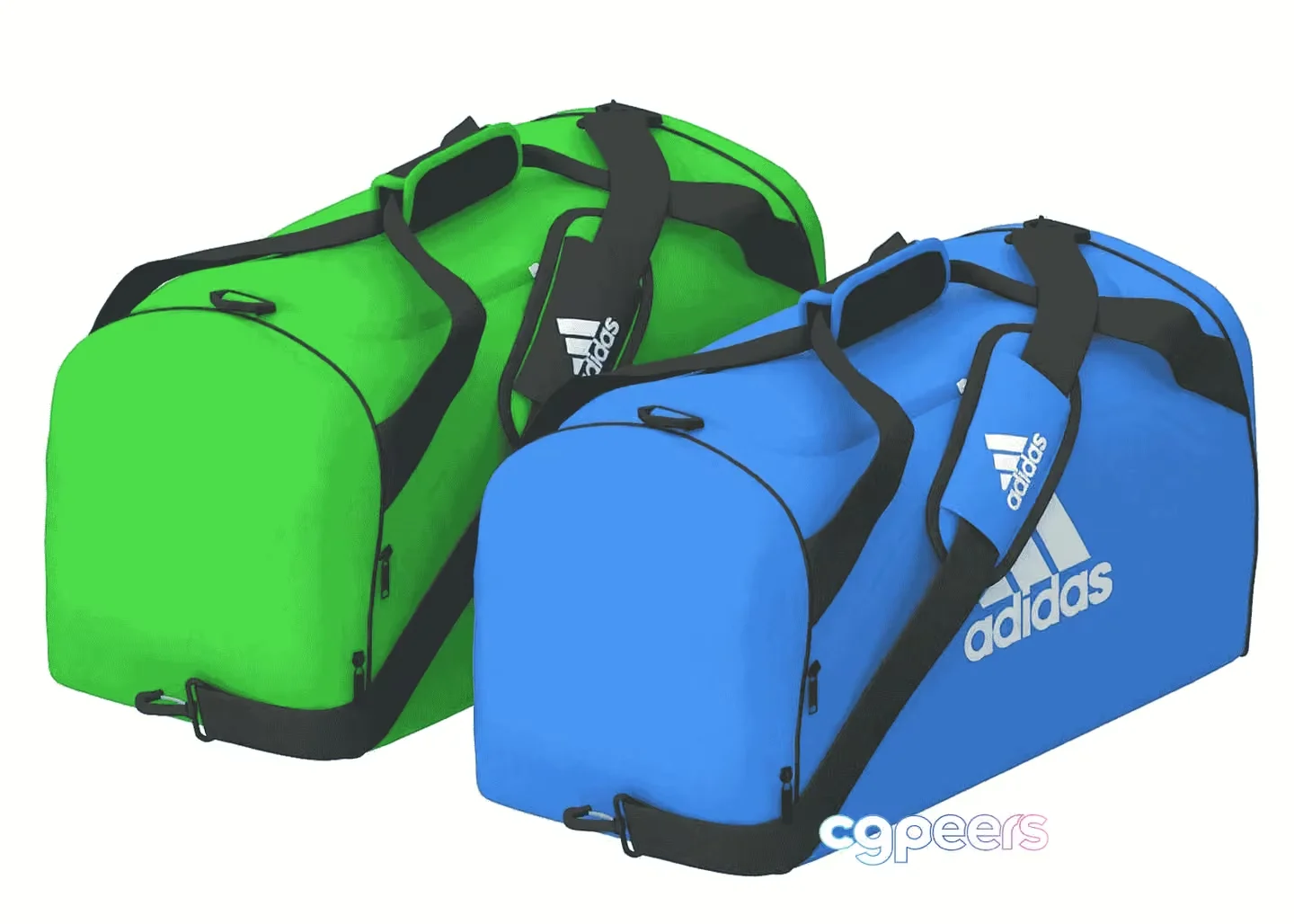 Blue Adidas Duffel Bag 3D Model – 23734 – VRAY Render
