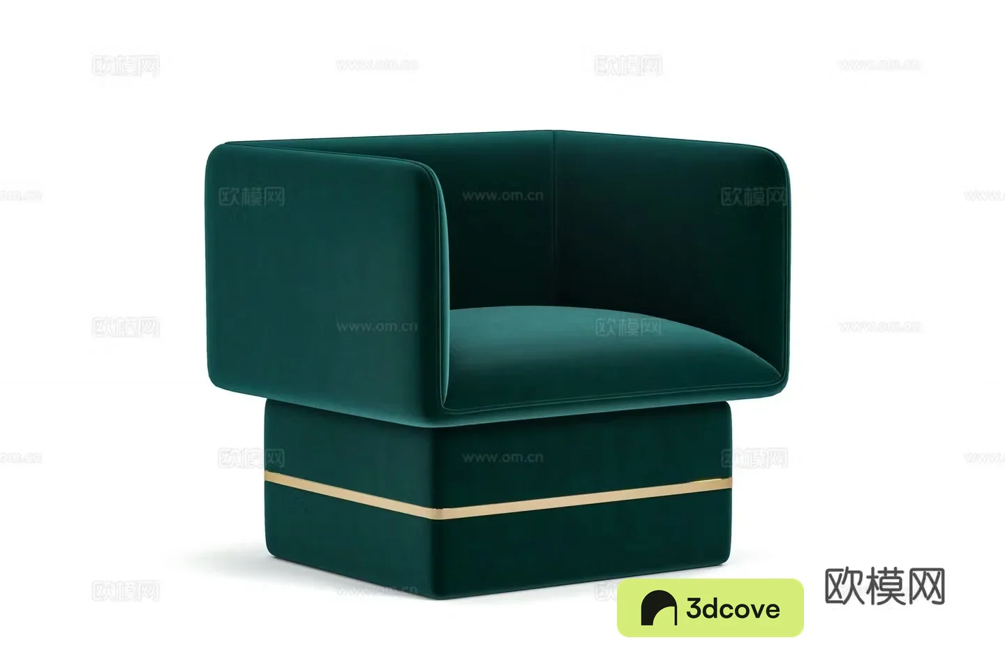 Modern light luxury single sofa