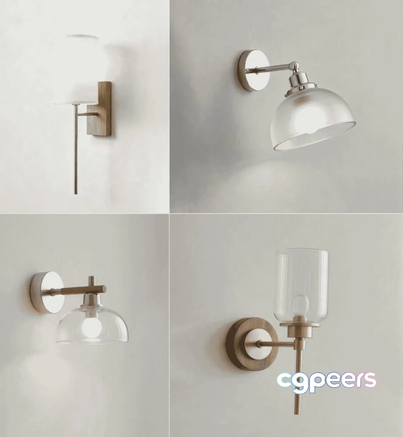Modern Light Fixtures 3D Model – 9946 – CORONA Render