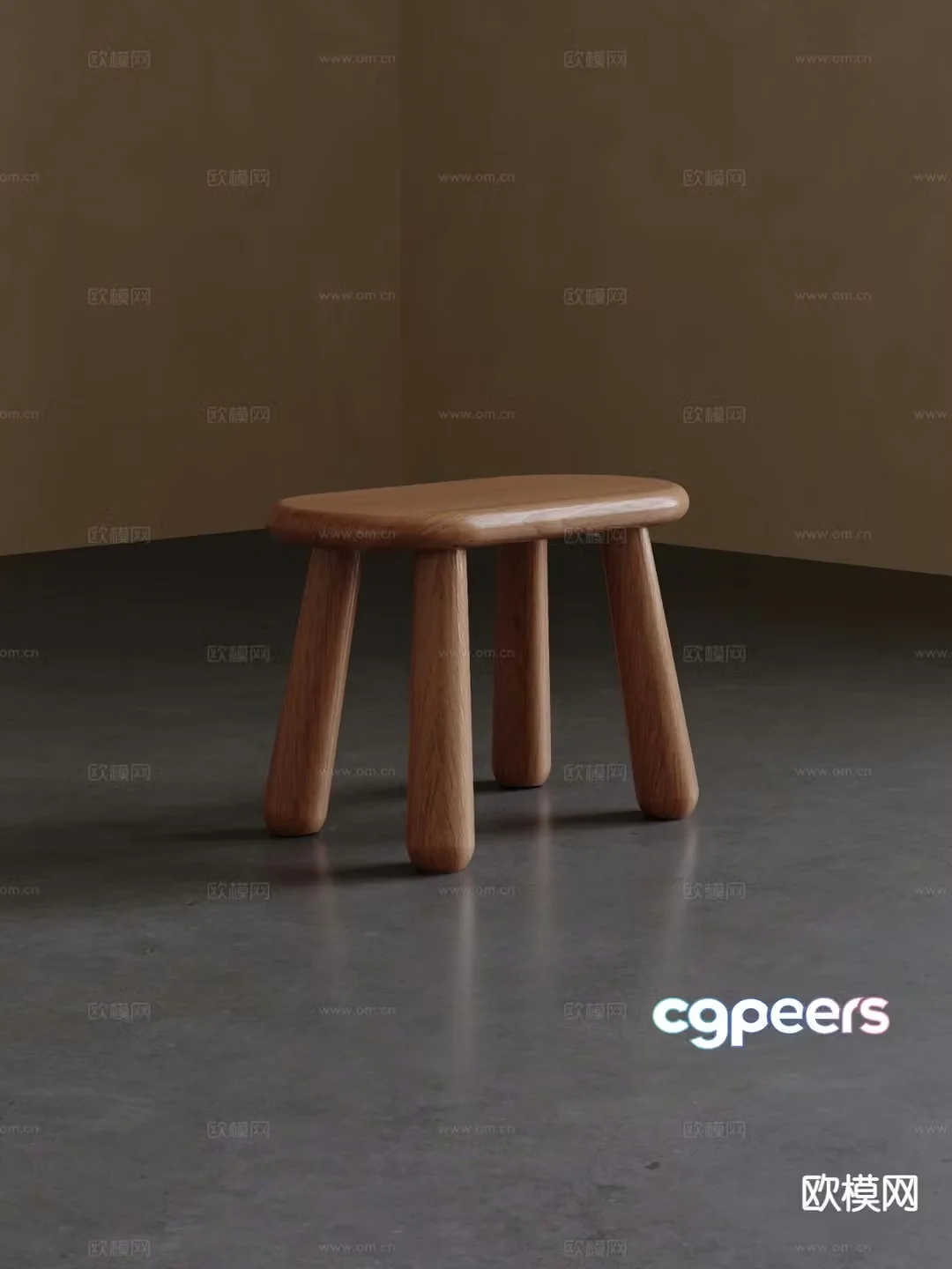 Jingjifeng stool 3d model