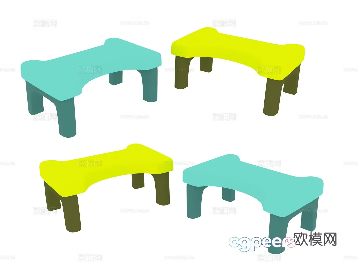 Furniture Stool 3d Model