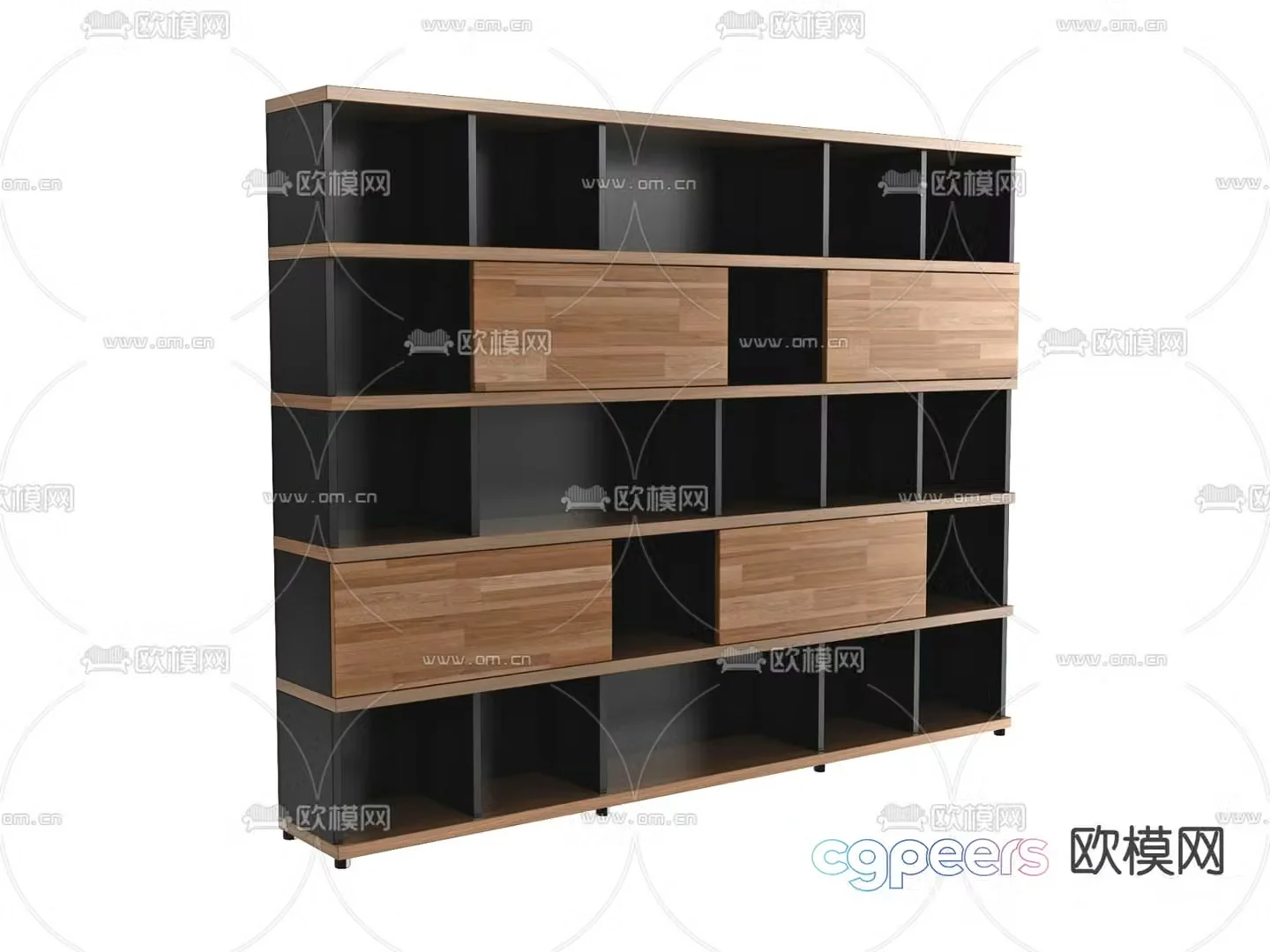 Bookcase Bookshelf 3D model