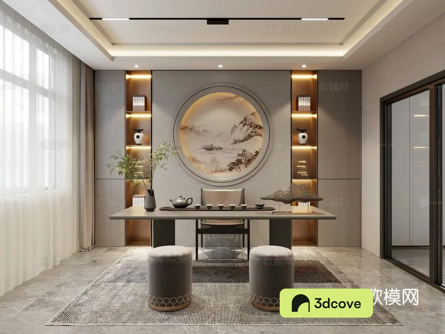 New Chinese tea room