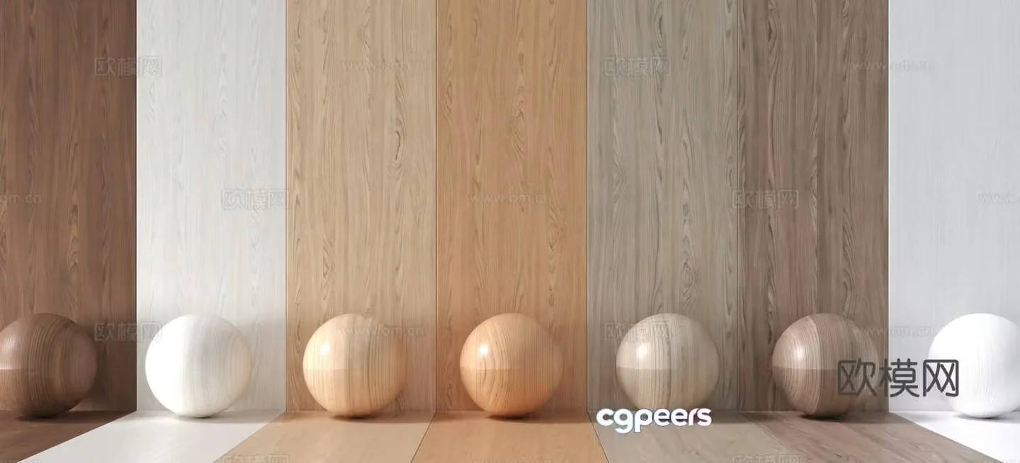Wood veneer Wood grain 3d model
