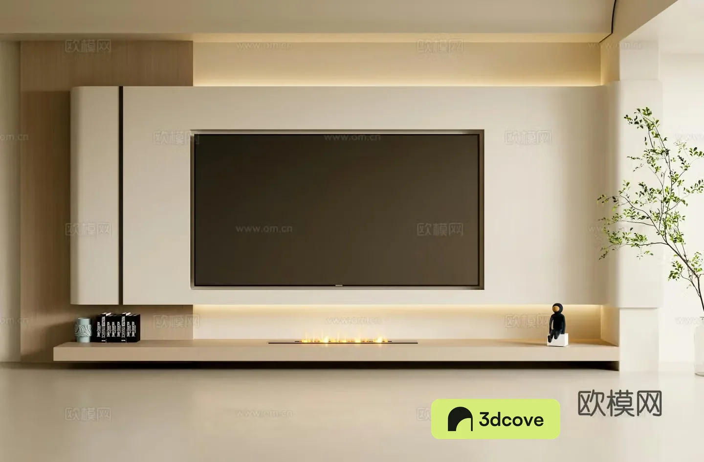 Living room background wall