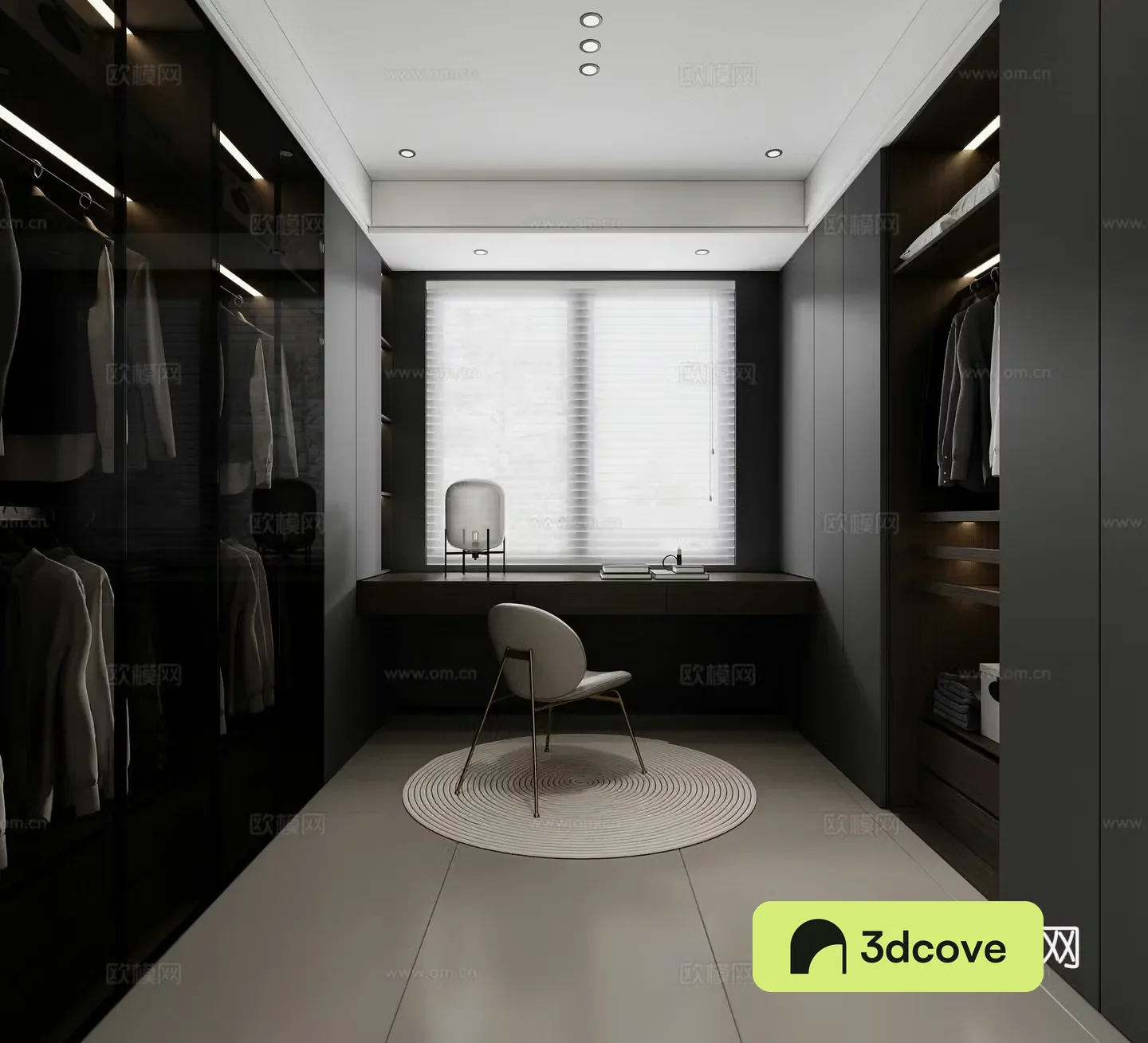 Modern cloakroom