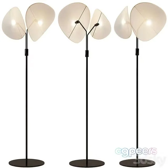 3ds Max Free – Floor lamp MANTA
