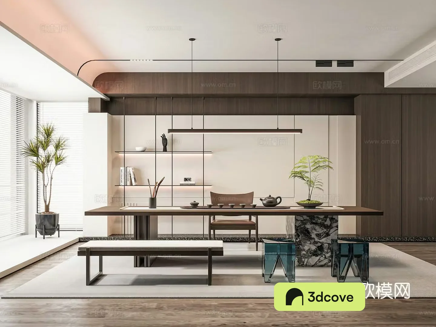 Modern tea room