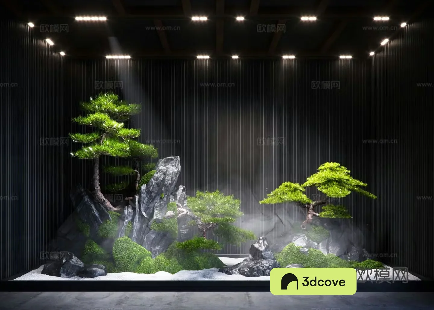 New Chinese style indoor landscaping