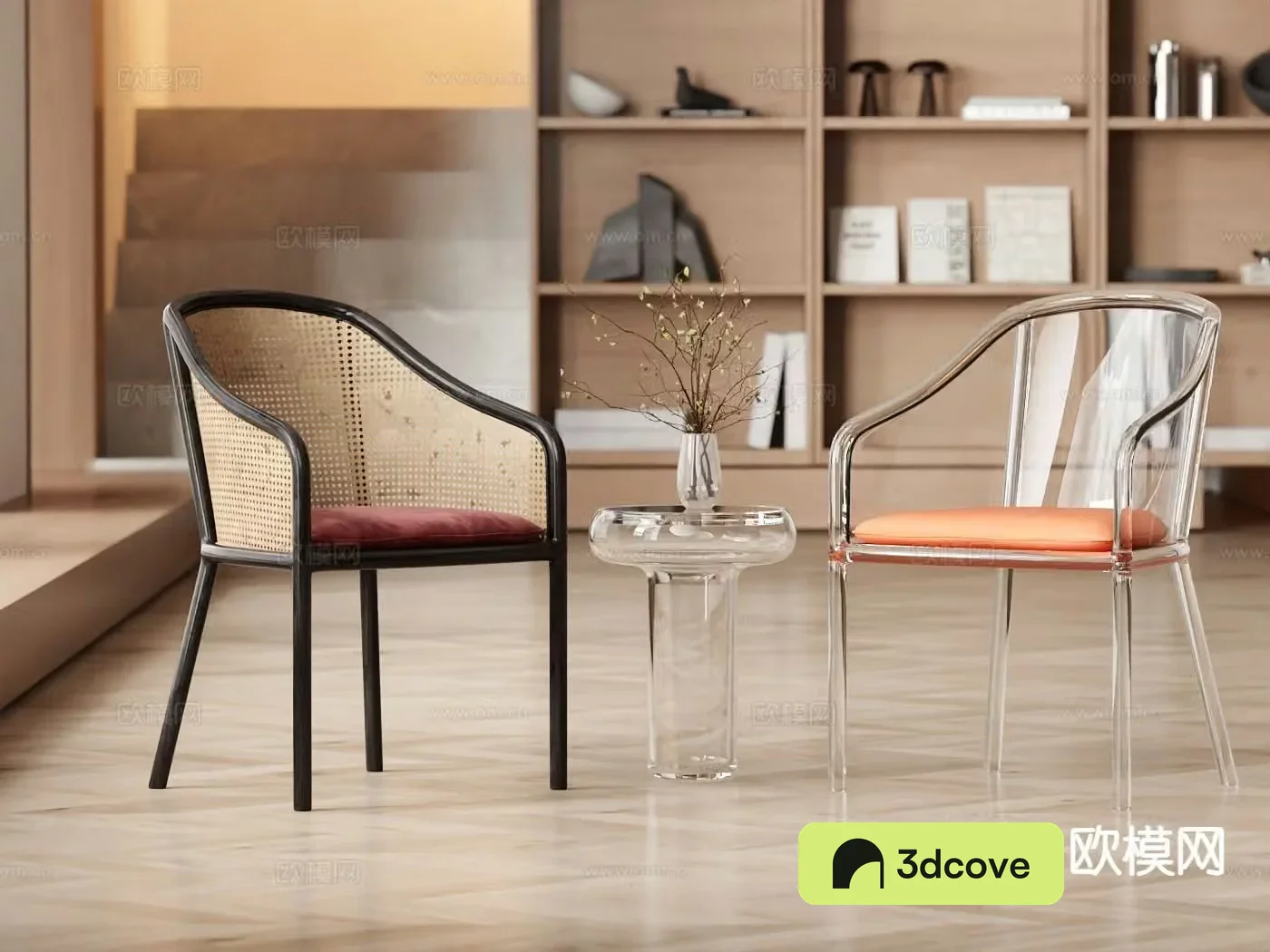 Modern leisure chair acrylic chair