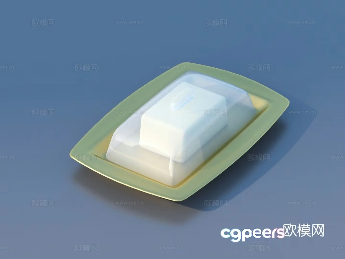 Tray tableware 3d model