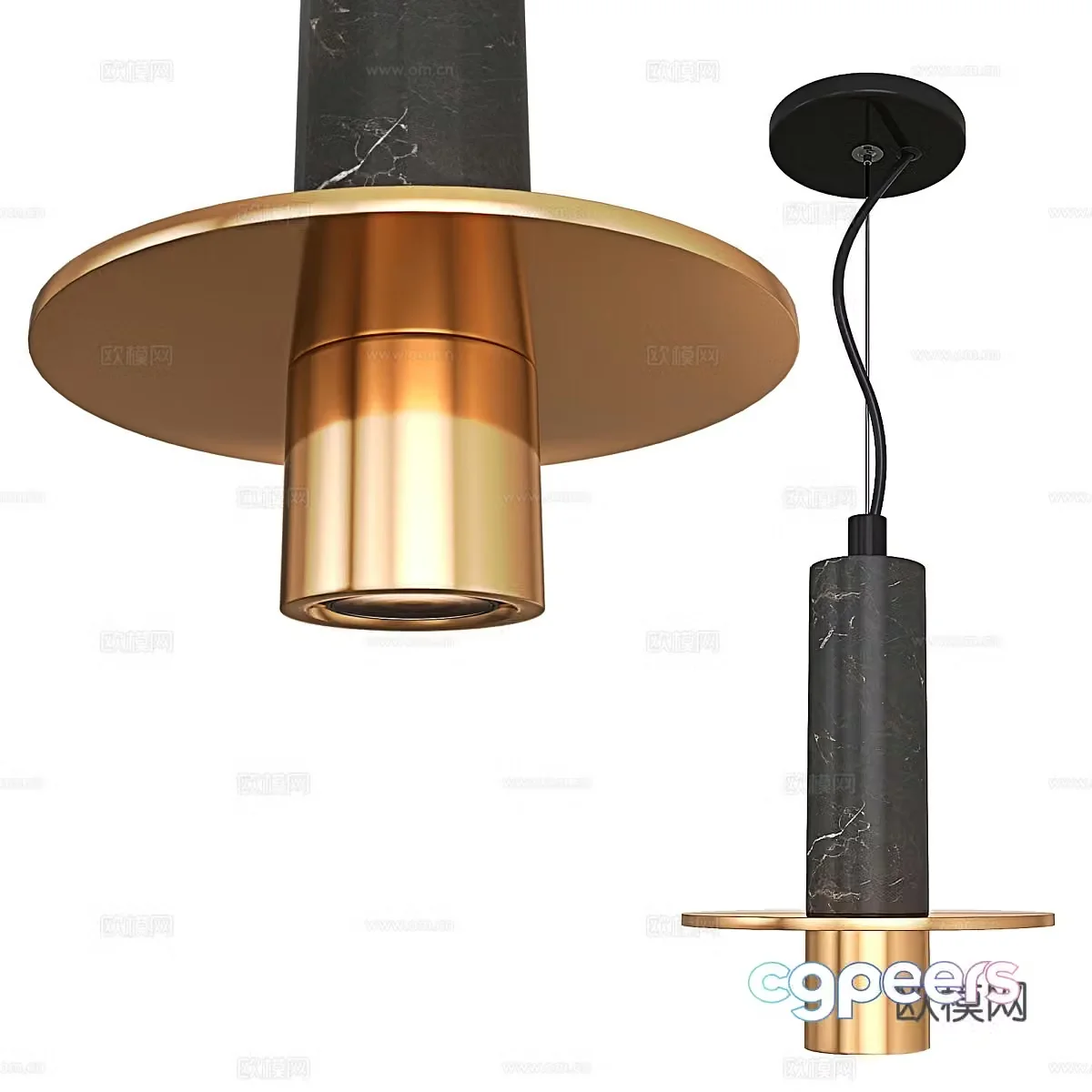 Chandelier Light luxury chandelier 3d model