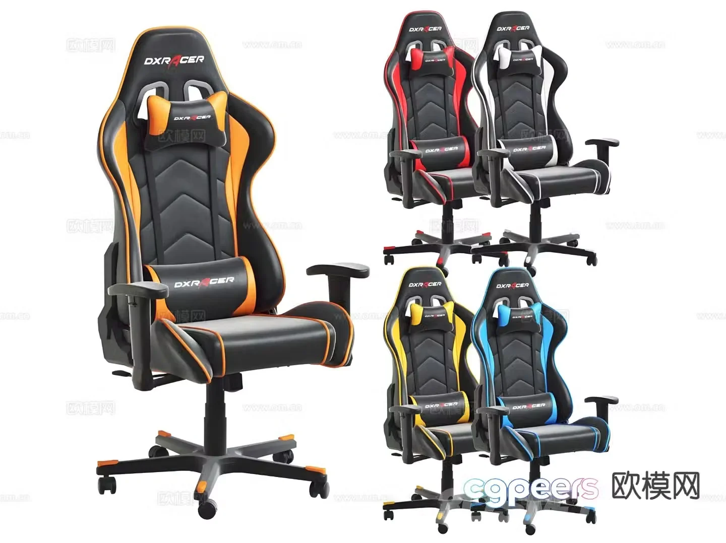 Esports chair computer chair 3d model