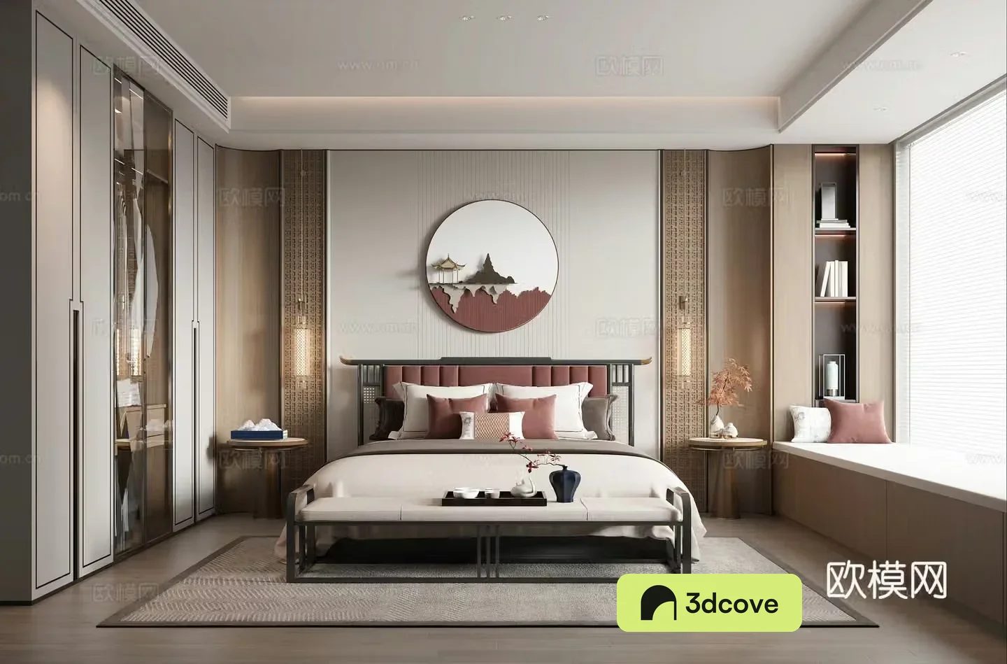 New Chinese bedroom