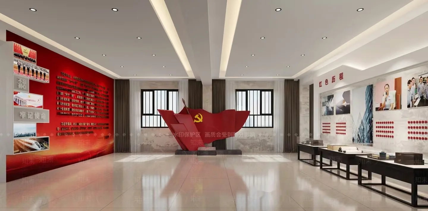Modern Chinese Museum 3D Model – 2290 – VRAY Render