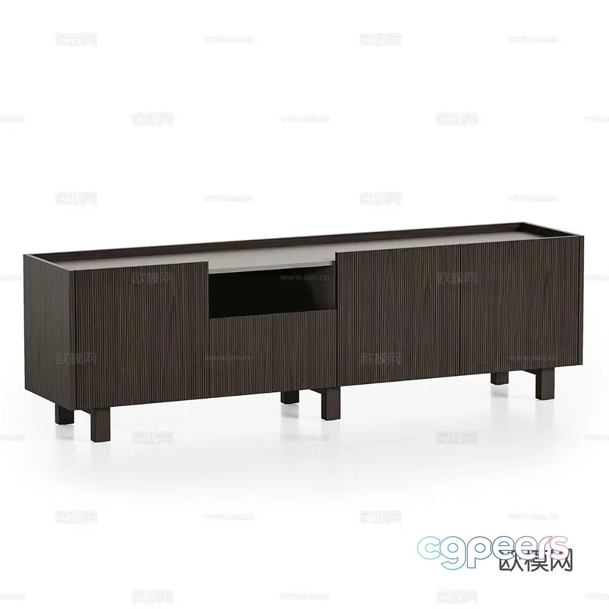 Nordic TV cabinet simple TV cabinet 3d model