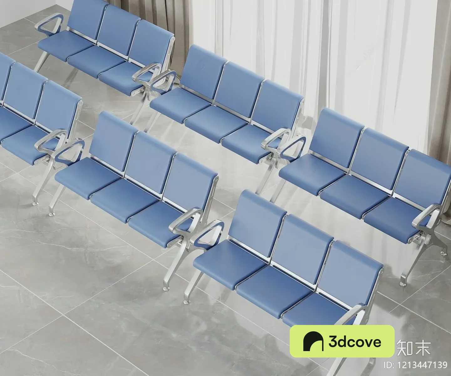 Blue Waiting Room Chairs