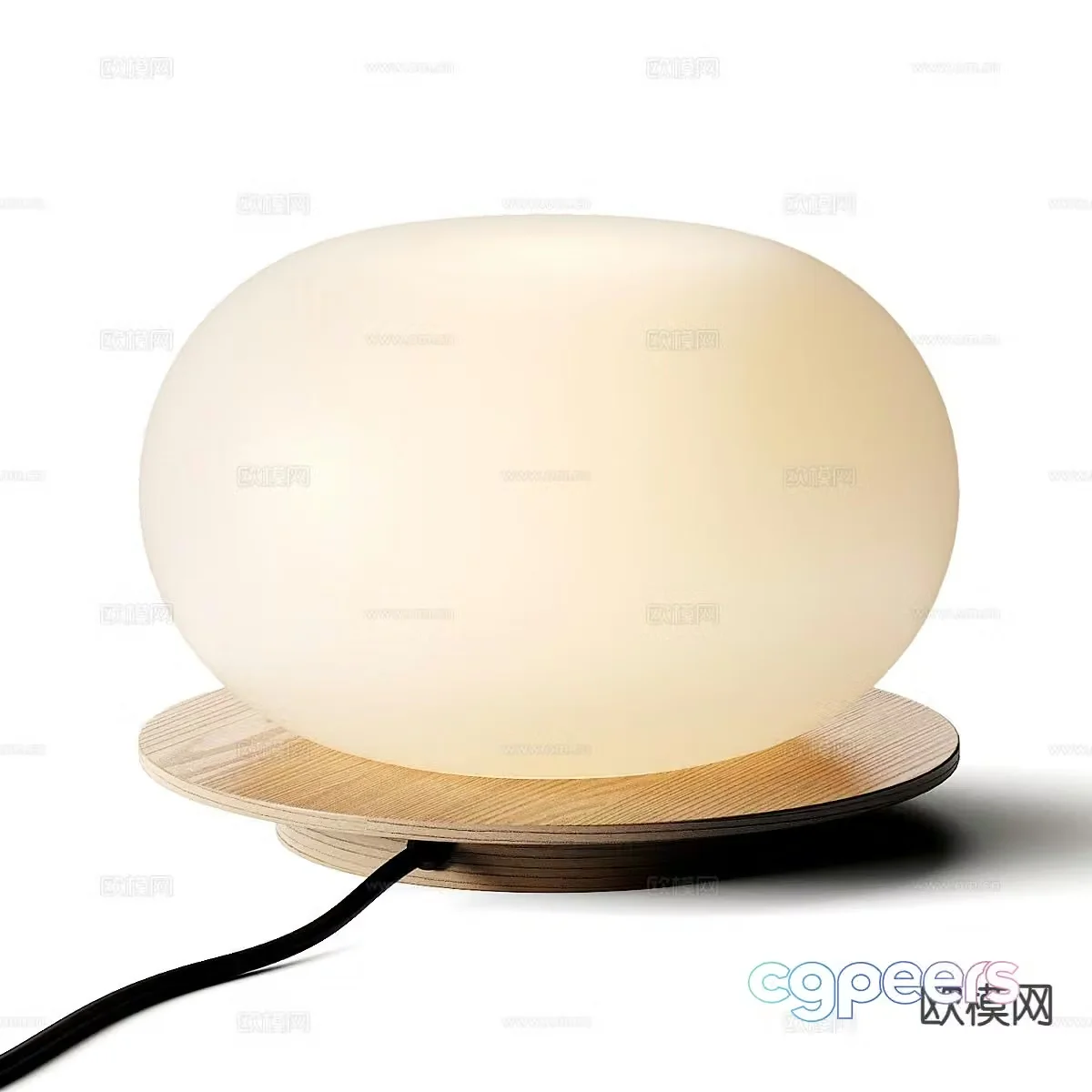 Milan modern desk lamp 3d model