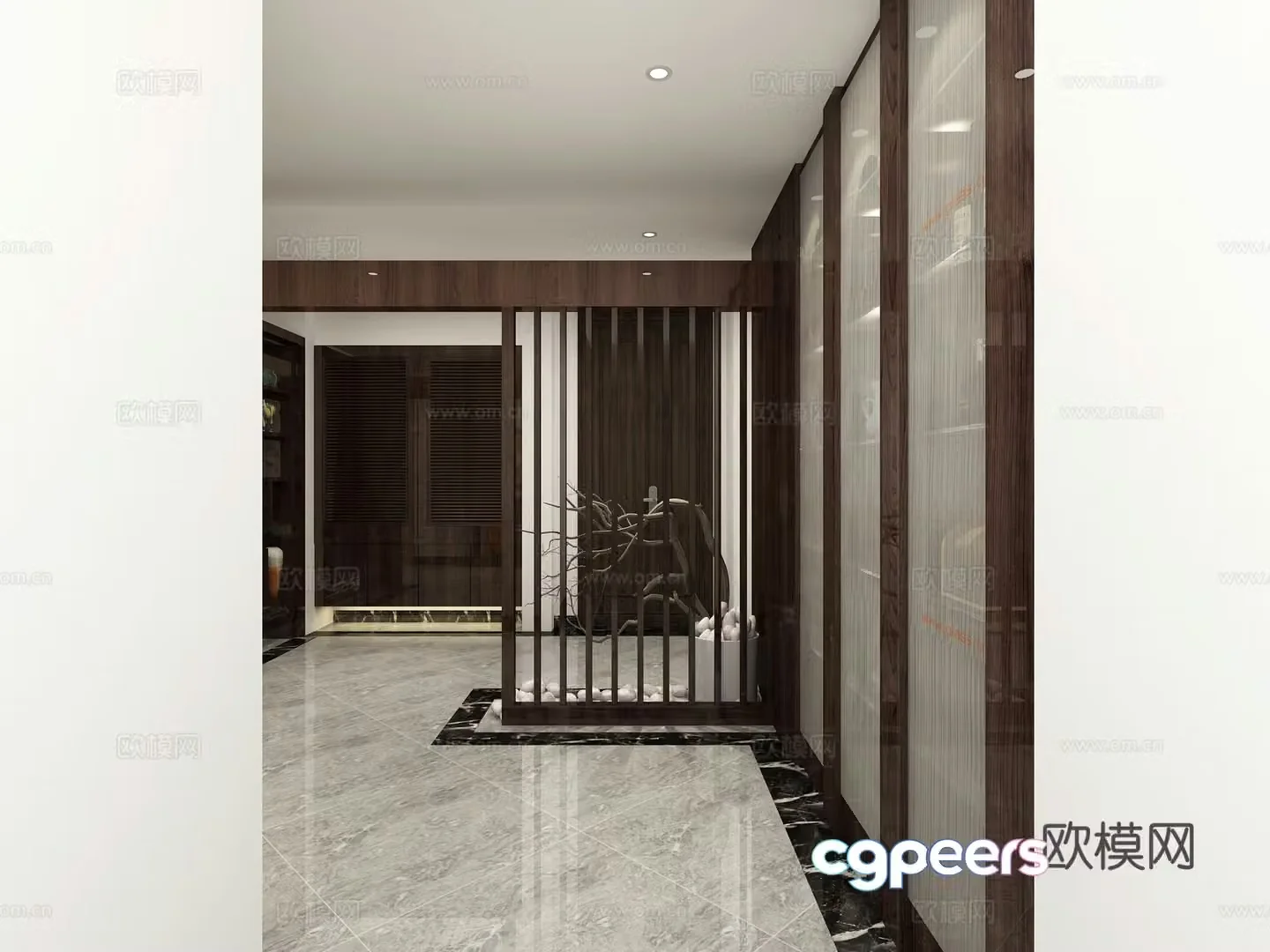 New Chinese style living and dining room chandeliers paintings sofas coffee tables TV cabinets desk lamps objects ornaments 3D models
