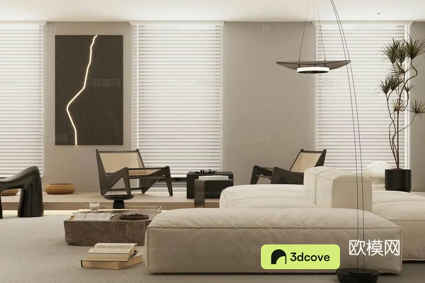 Modern home living room horizontal hall black and white living room without owner light living room sofa coffee table combination
