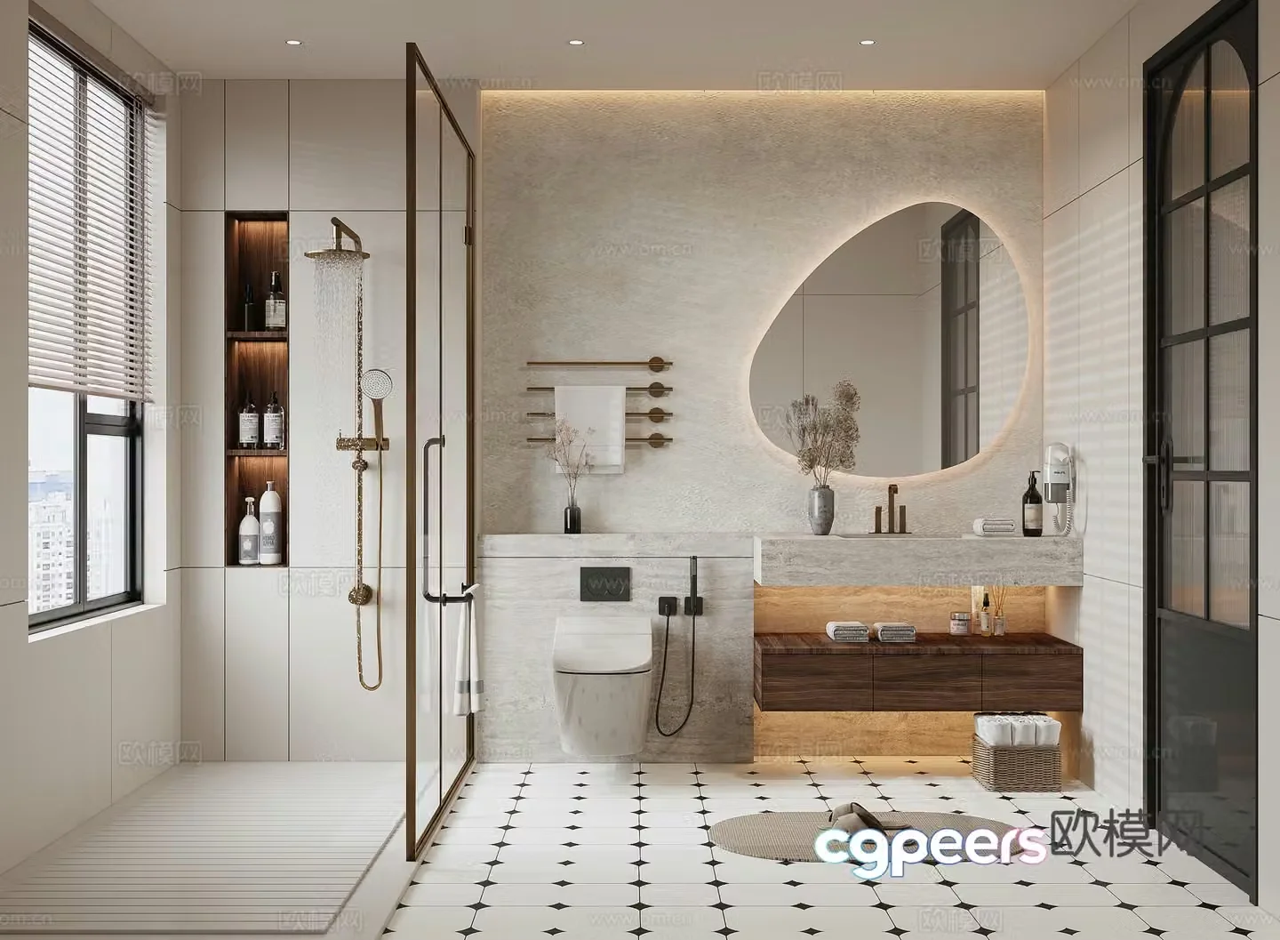 Wasabi Bathroom 3D Model