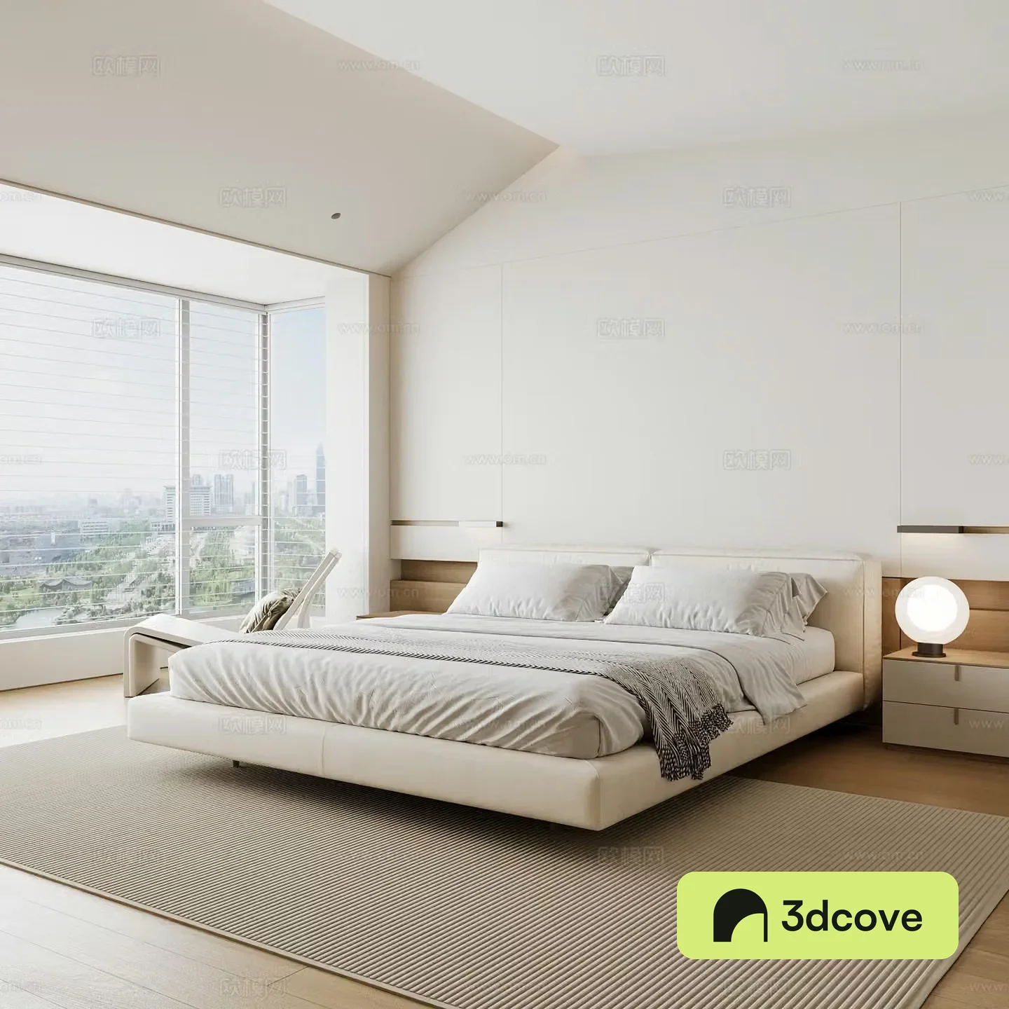 Modern home bedroom Modern bedroom Italian bedroom Simple bedroom Italian bed