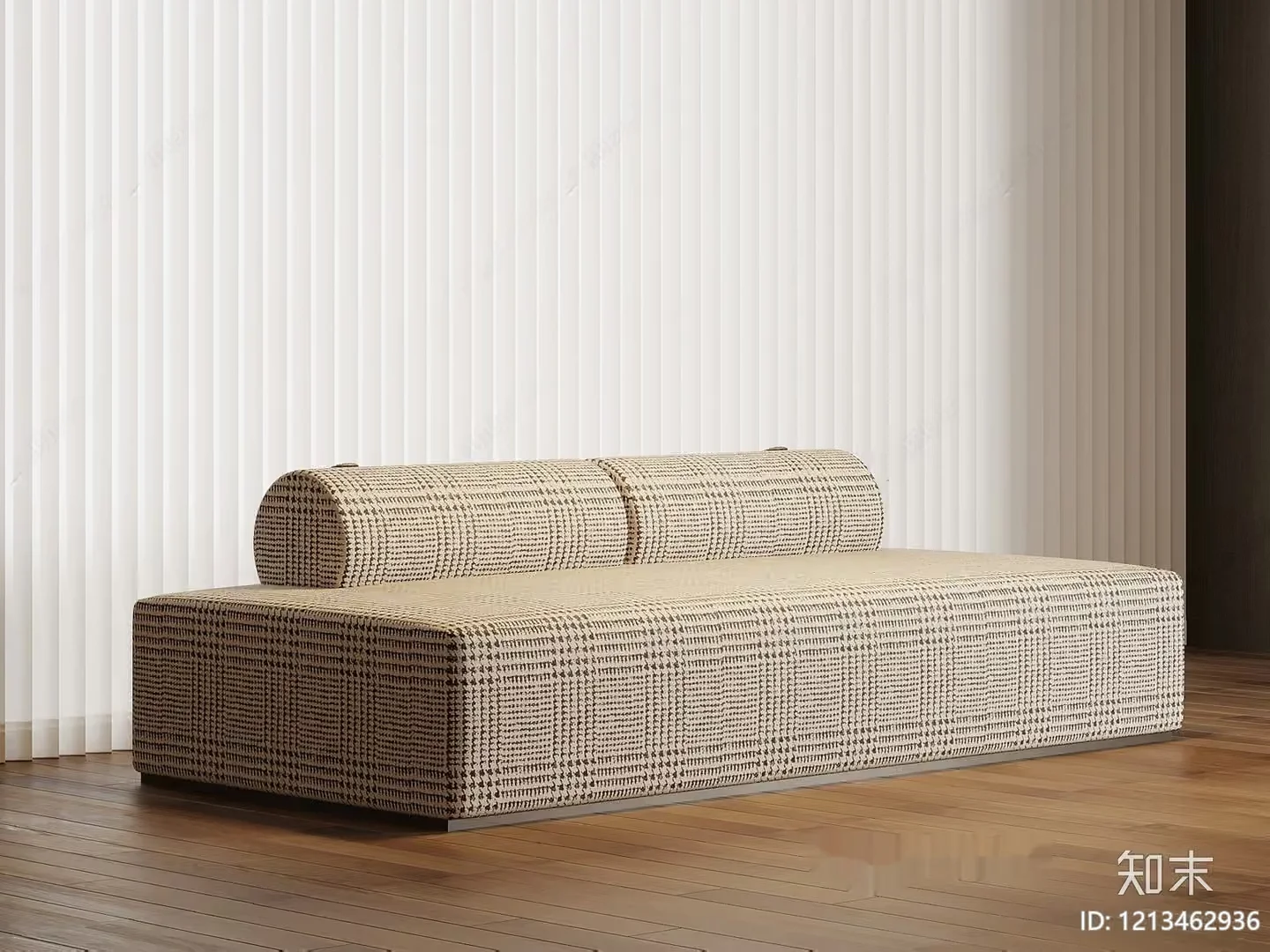 Modern Wicker Sofa 3D Model – 4466 – VRAY Render