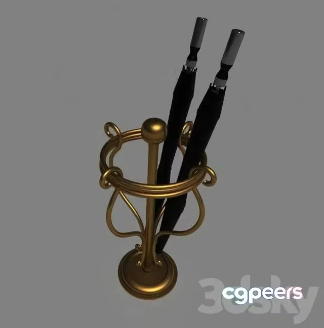 3ds Max Free – Rack for umbrellas