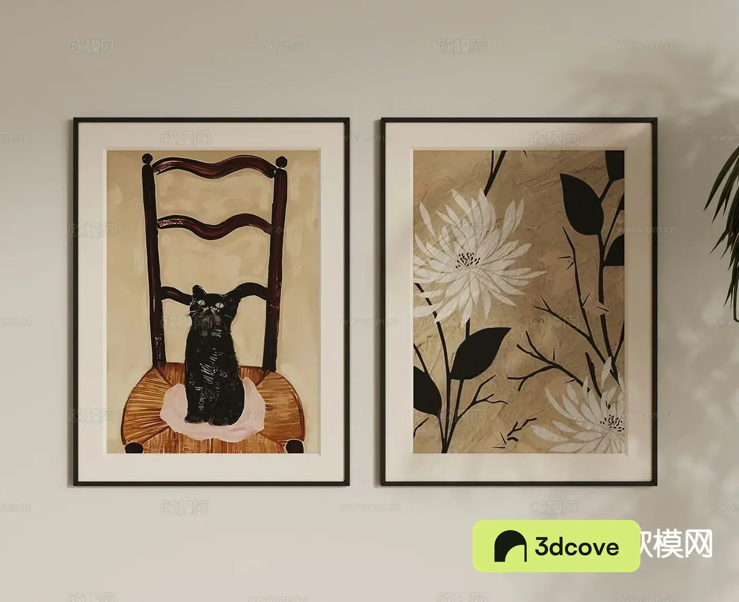 Medieval style decorative painting art painting hanging painting