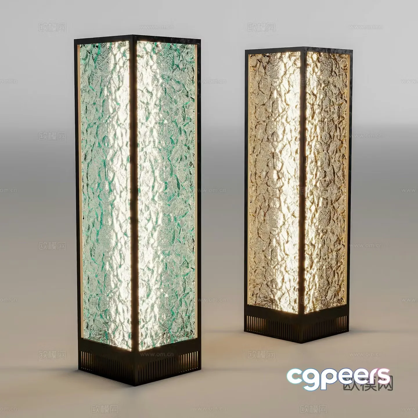 Modern outdoor light 3d model
