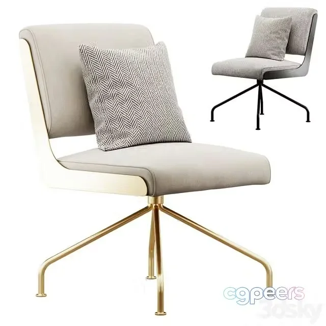 3ds Max Free – Rue Cambon Office Chair cb2