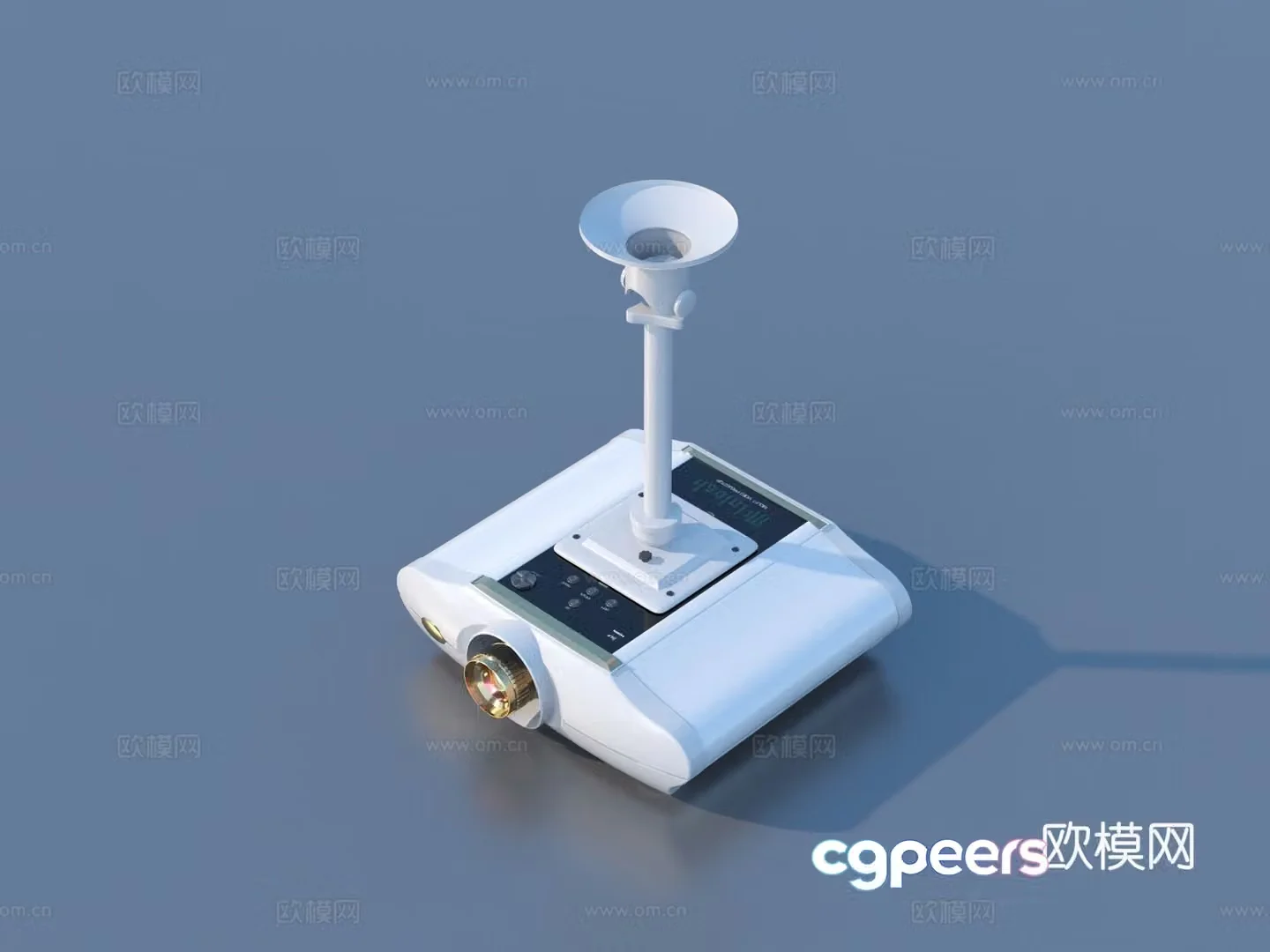 projector projector appliance 3d model