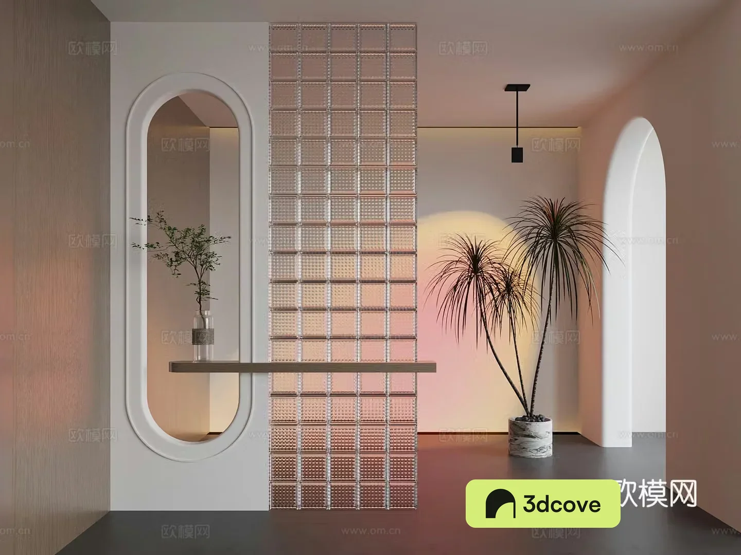 Jijifeng Entrance Partition Sunset Light