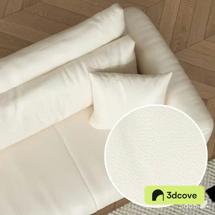 Modern White Couch