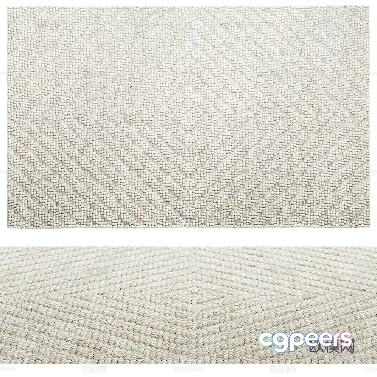 Simple carpet fabric carpet 3d model