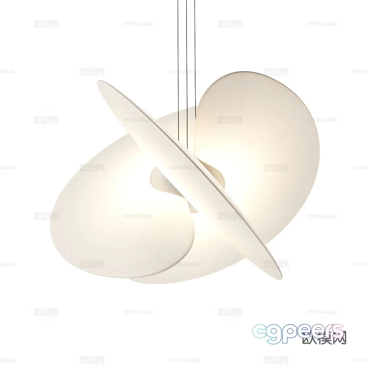 Luceplan Modern Chandeliers Minimalist Chandeliers Art Chandeliers Decorative Chandeliers 3D Model