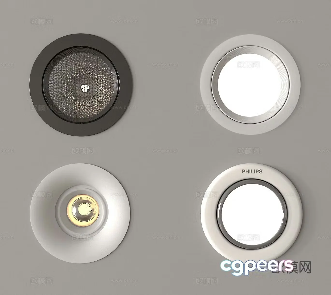 Spotlight Downlight 3D Model