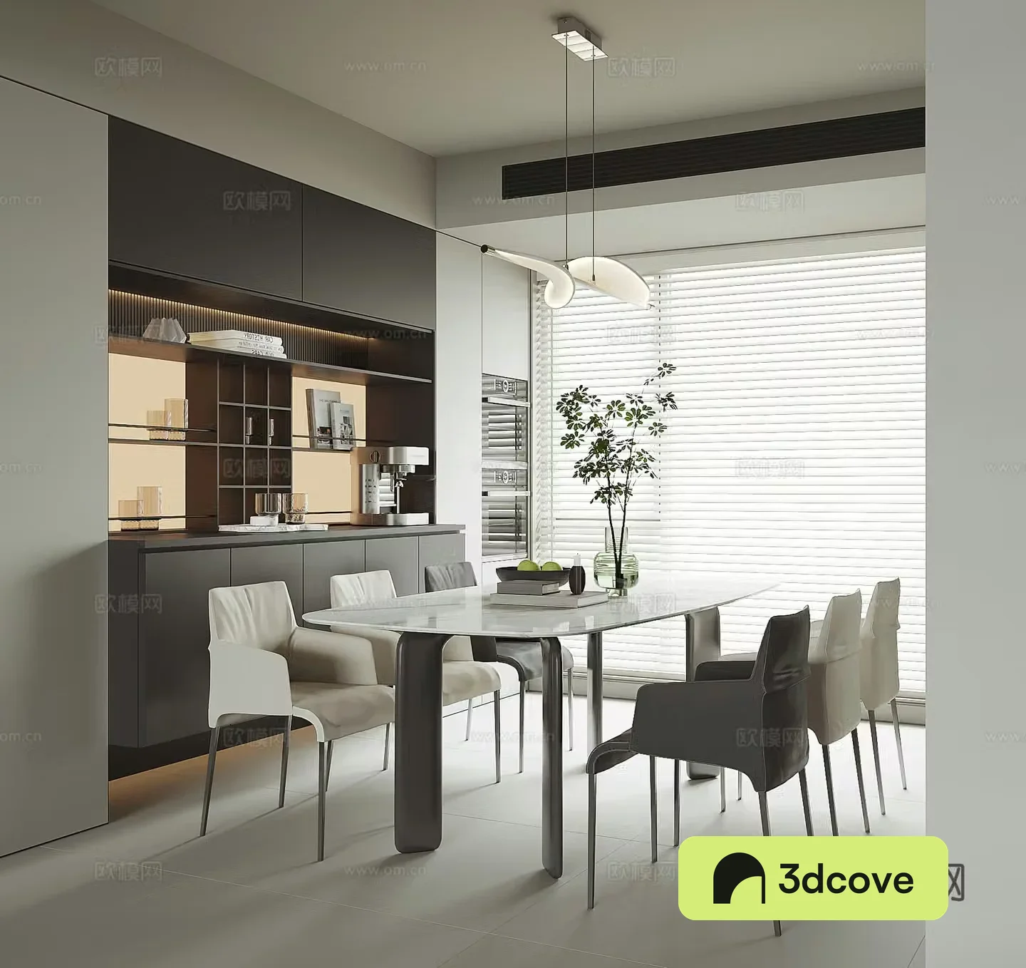 Modern home restaurant