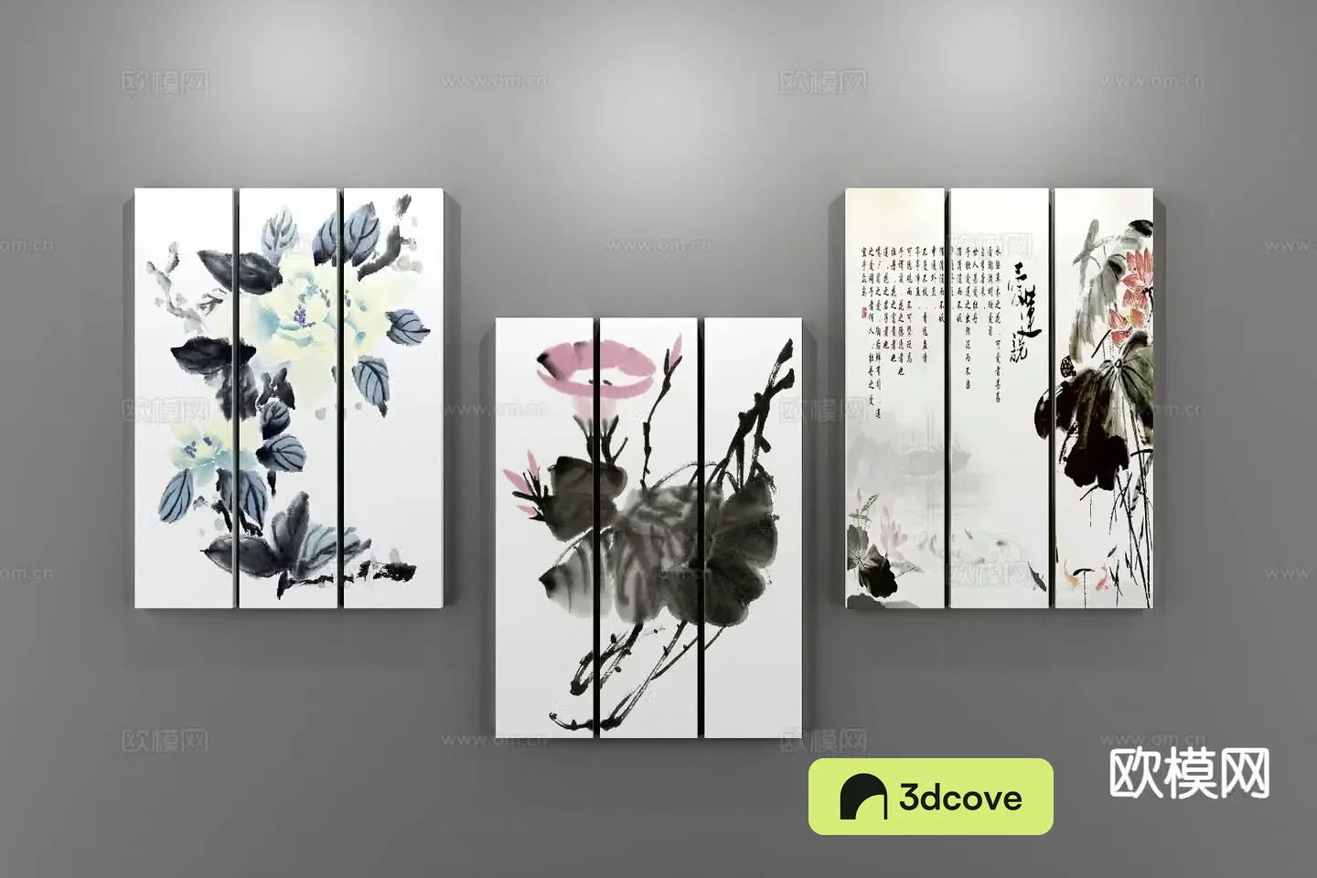 New Chinese style decorative painting ink painting hanging painting