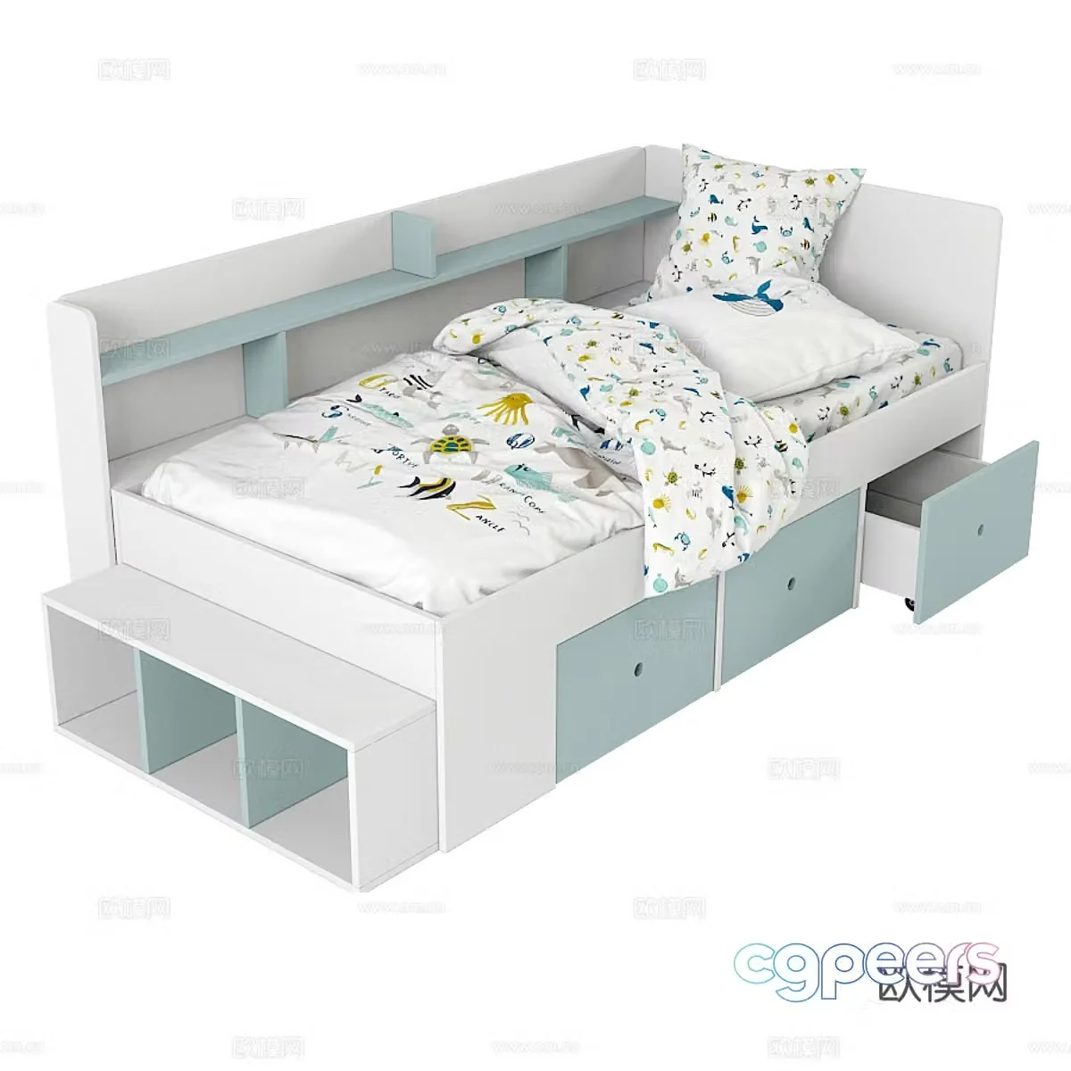 Children’s bed 3d model