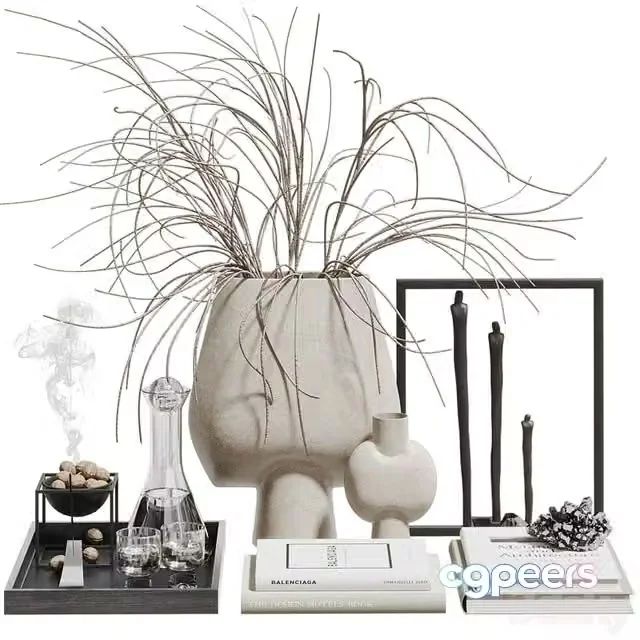 3ds Max Free – Decorative set 007