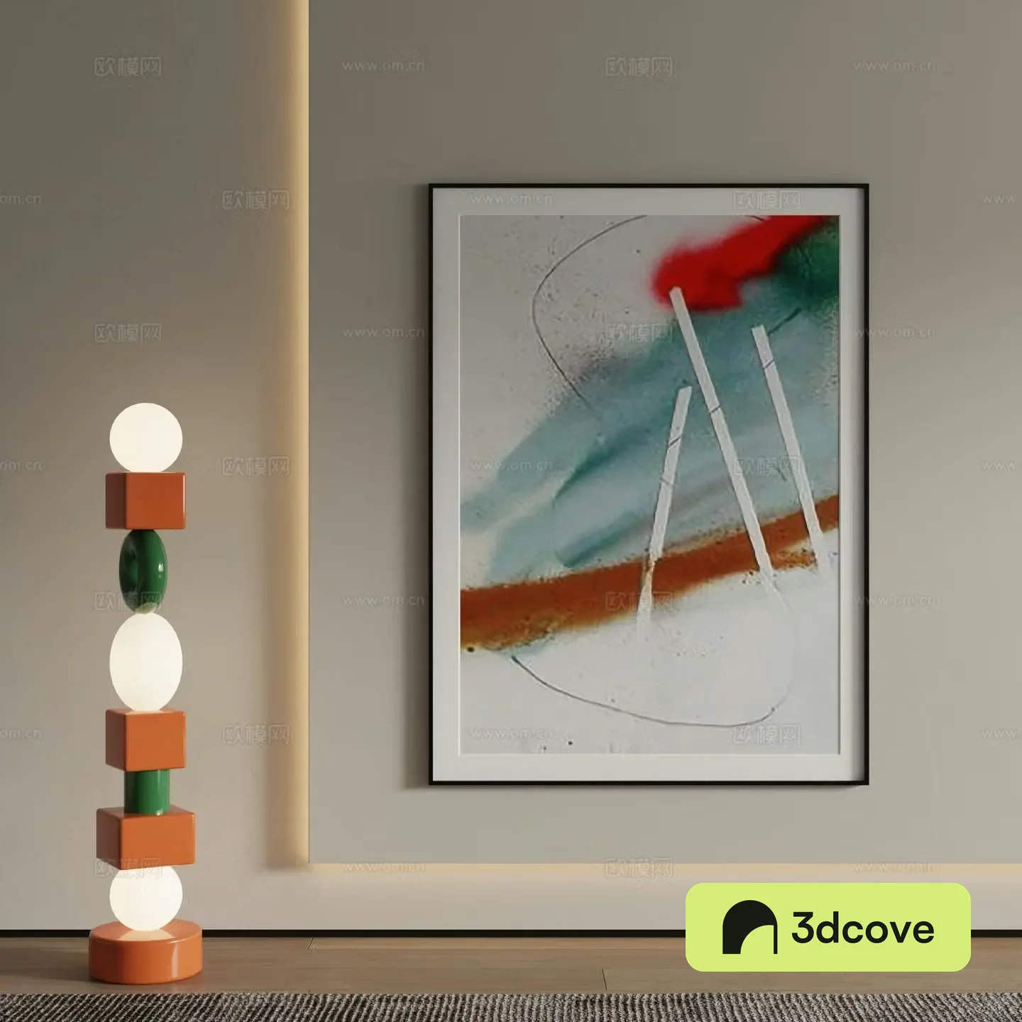 Modern decorative painting Texture painting