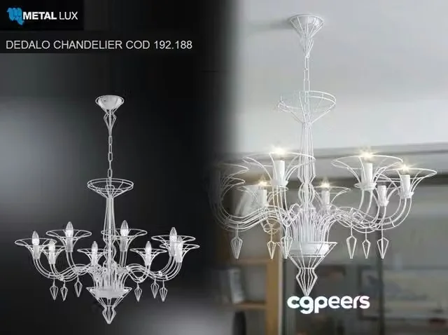 3ds Max Free – Dedalo_Chandelier