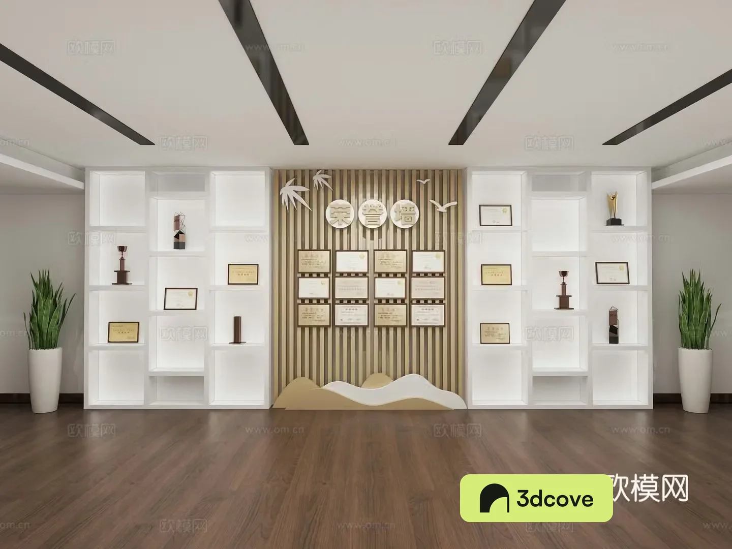 Honor wall culture wall trophy medal bookshelf bookcase