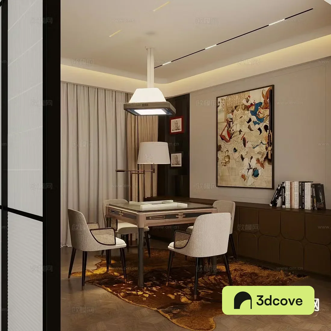 New Chinese chess and card room