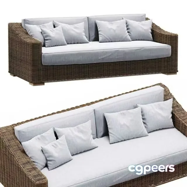 3ds Max Free – RESTORATION HARDWARE 76 ‘PROVENCE CLASSIC LOUNGE SOFA