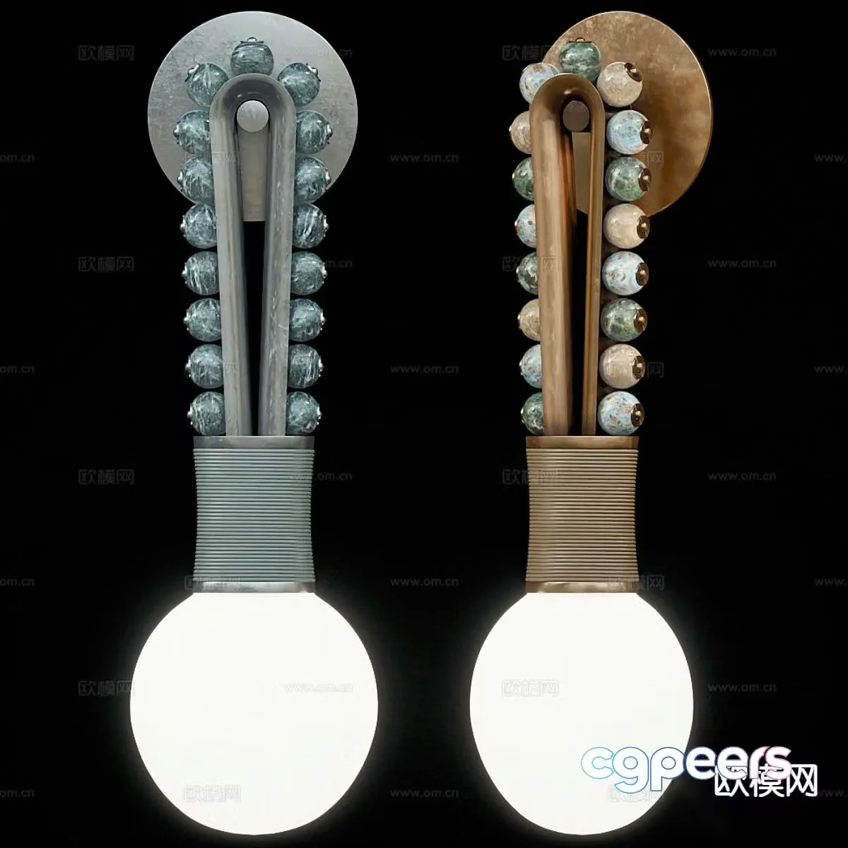 Creative wall lamp artistic wall lamp 3d model